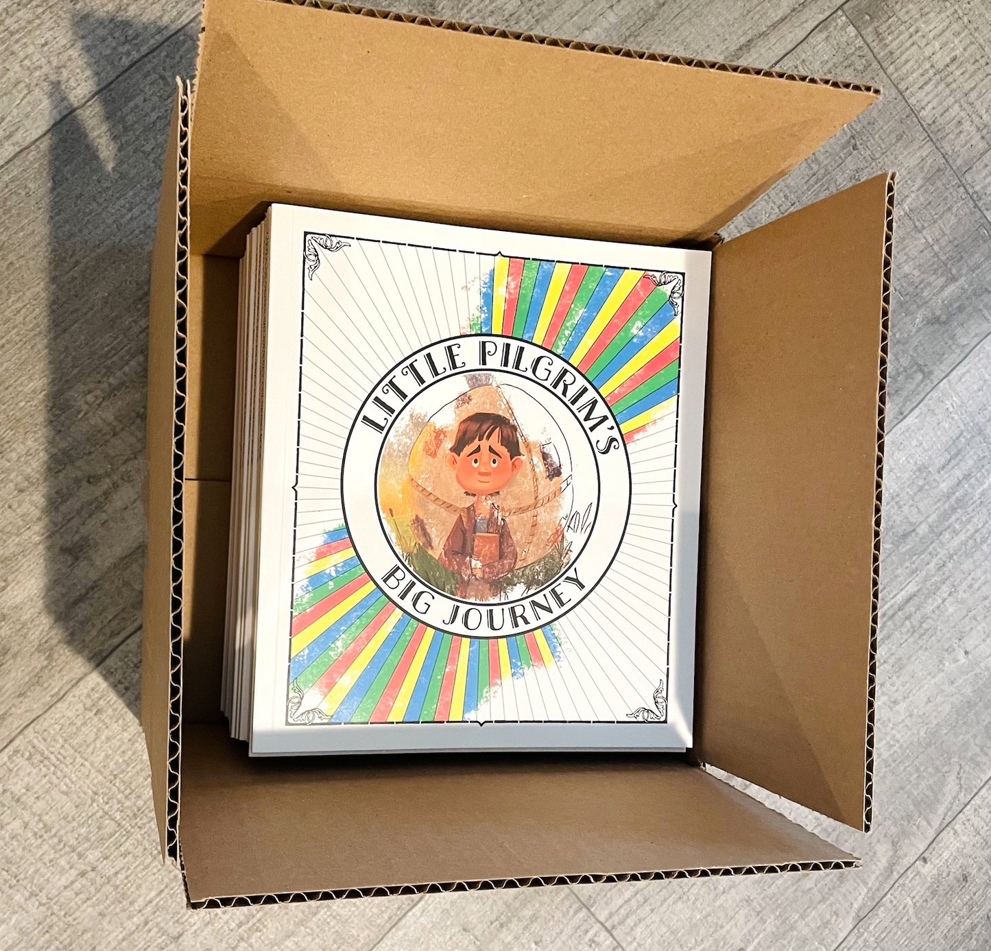 WAREHOUSE SALE - Little Pilgrim's Big Journey, Part I coloring books (20 ct.)