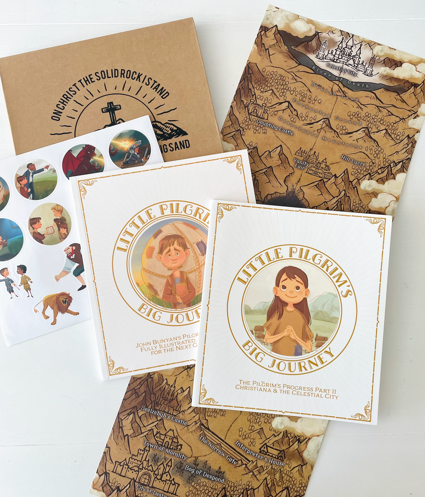 Little Pilgrim Part I & II Coloring Book Bundle