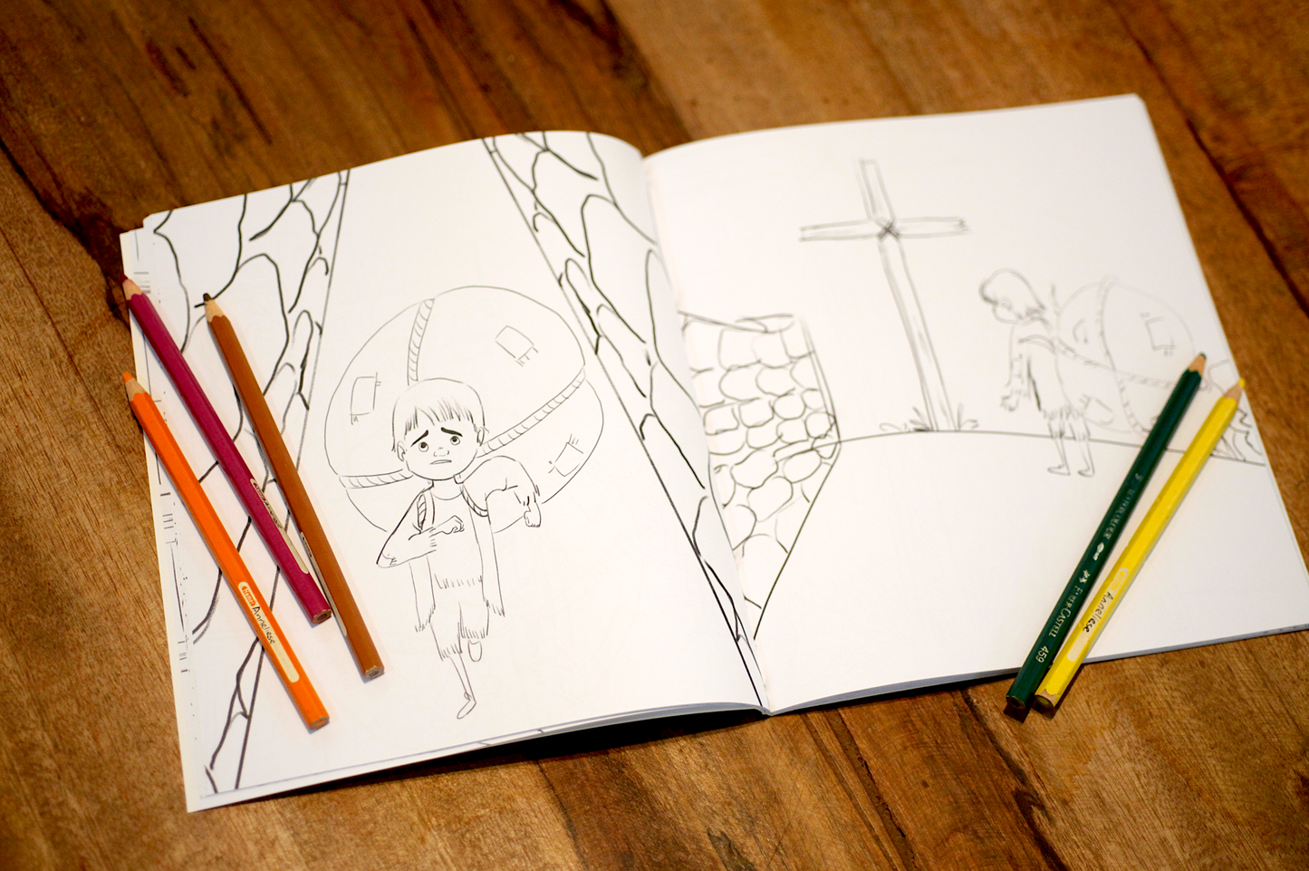 Little Pilgrim's Big Journey Part I Coloring Book