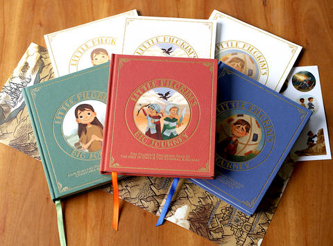 Little Pilgrim's Big Journey Series - 3 Book Bundle + Coloring Books