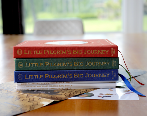Little Pilgrim's Big Journey Series - 3 Book Bundle + Coloring Books